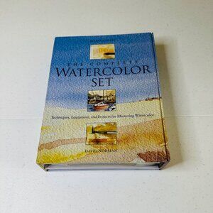 The Complete Watercolor Set With Techniques & Project Books Art Set Paint Set